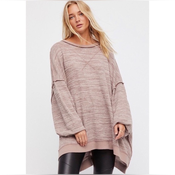 We the free x free people lounge top oversized boyfriend - Picture 2 of 9